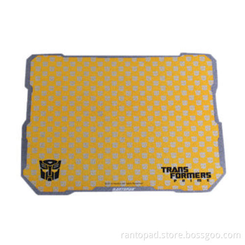 Soft Mouse Pad, Resin-coated Surface and Rubber Backing